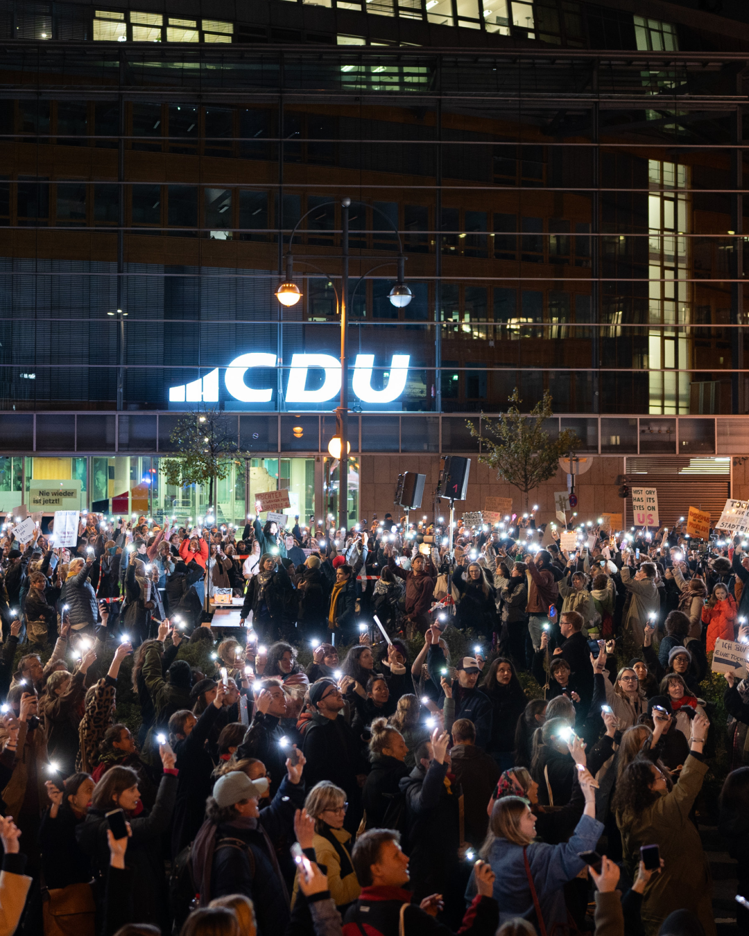 Wir sind die Töchter Demo for CDU Zentrale